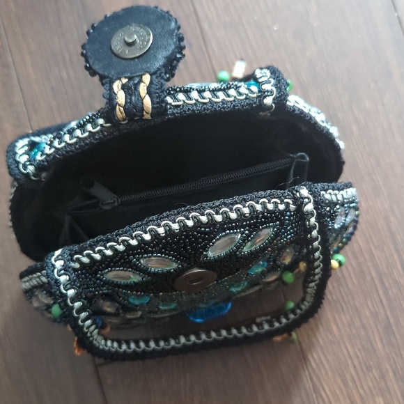 Handmade Beaded & Rhinestone Handbag - Picture 10 of 12